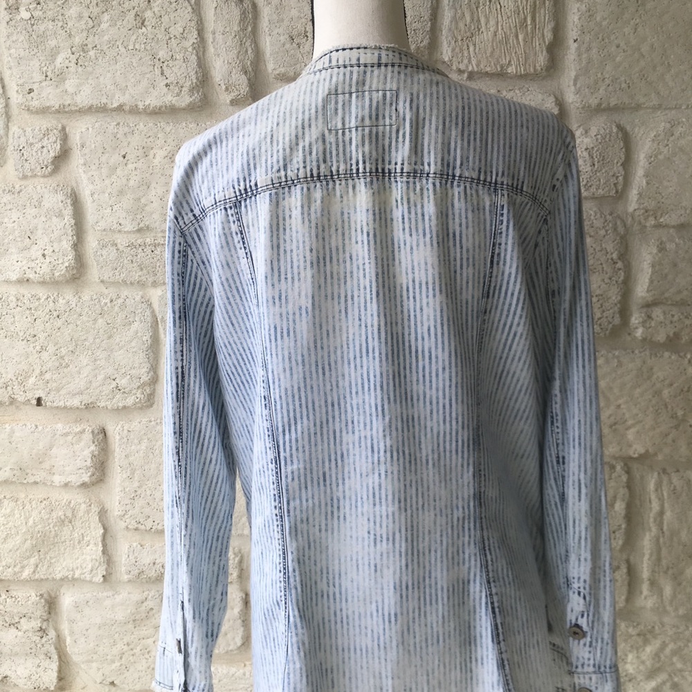 William Rast Patchwork Broach Button Down - image 6